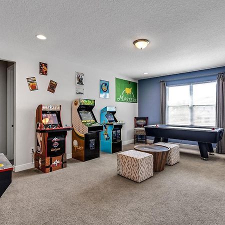 Spacious 8 Bdr Family Home With Arcades And Free Pool Heat Orlando Exteriör bild